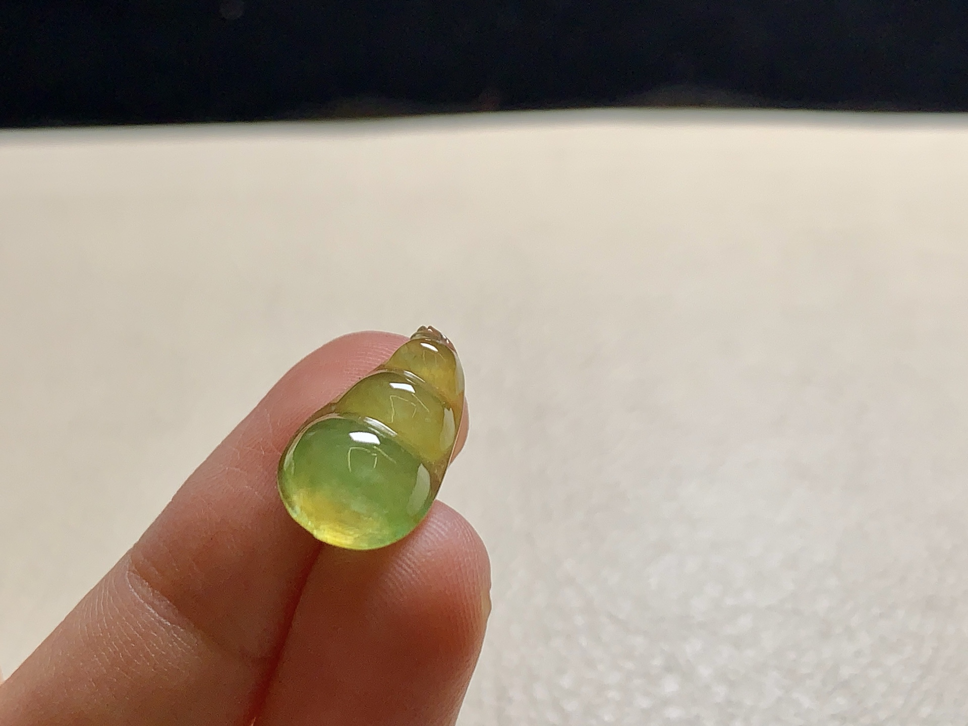 ️ 【黄飘绿福豆】 尺寸：16.4×9.8×5.2
