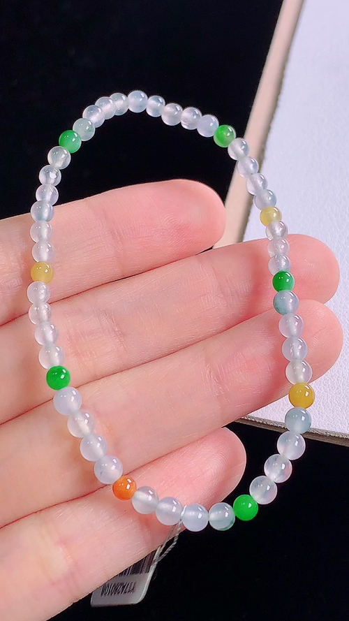 ️多彩手链，尺寸:3.5-3.5mm 25