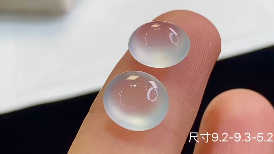 玻璃种蛋面，无裂，捡漏的来哦，9.2-9.3-5.2