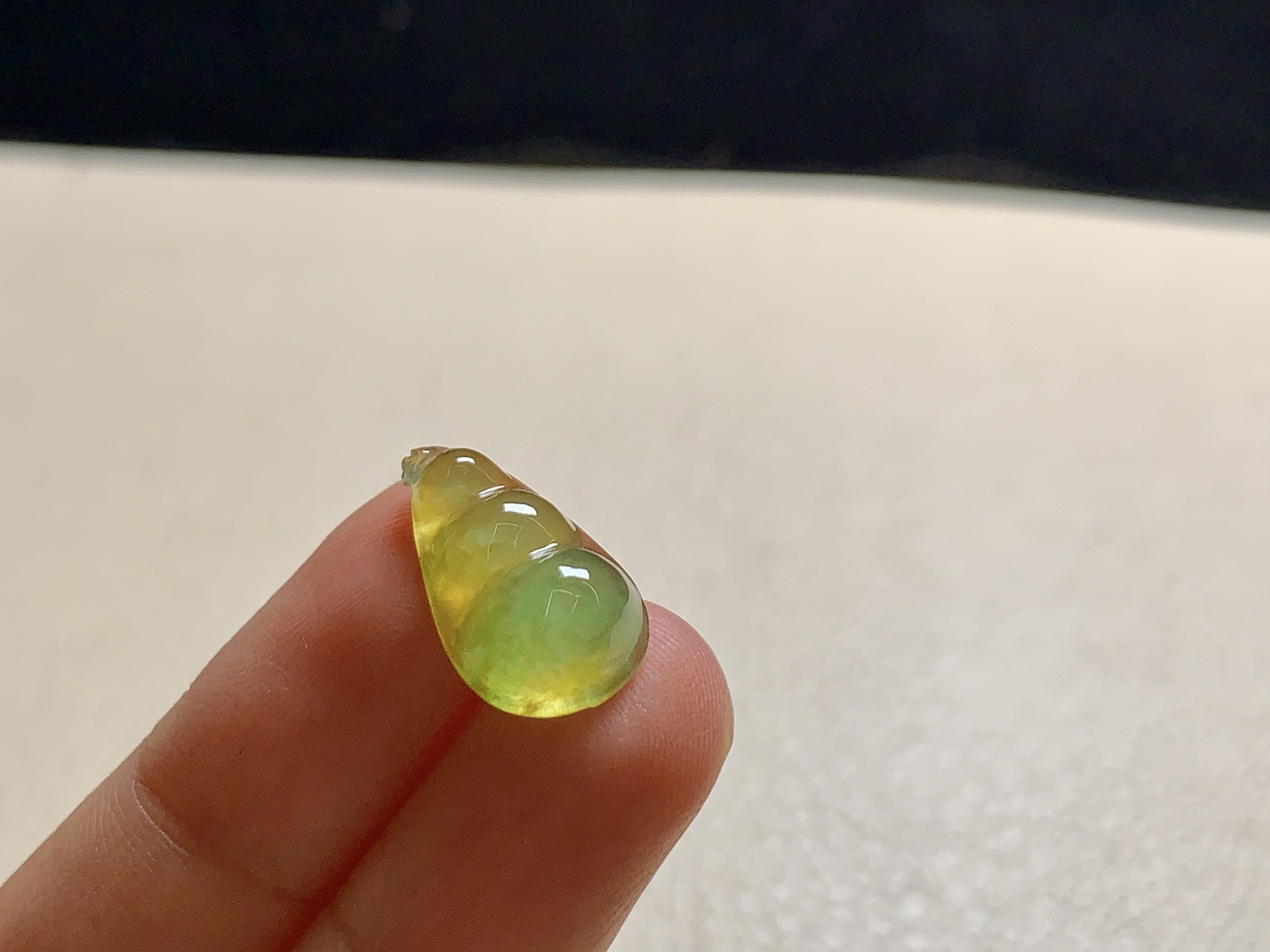 ️ 【黄飘绿福豆】 尺寸：16.4×9.8×5.2