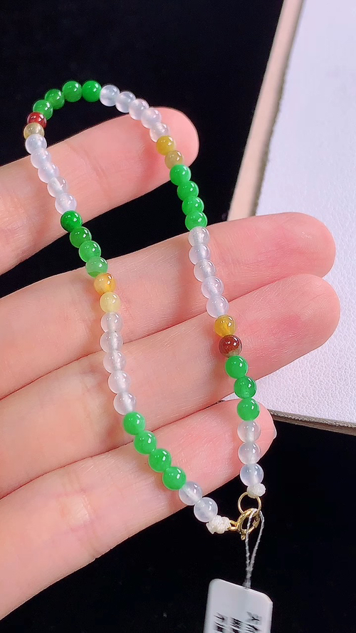 ️多彩手链，尺寸:3.5-3.5mm 25