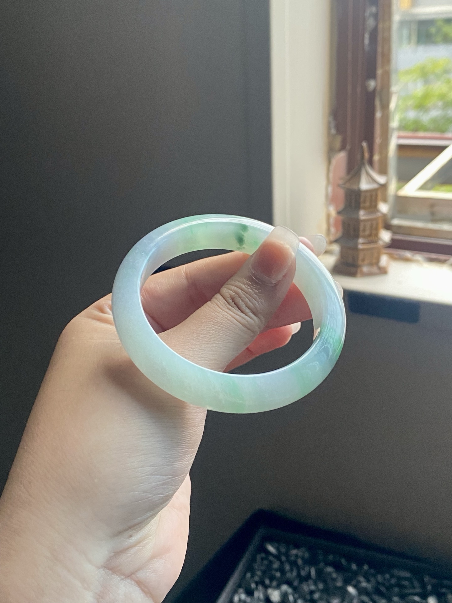 飘绿金丝绿正圈成品 HYC-1144 ⭕️56-12-8