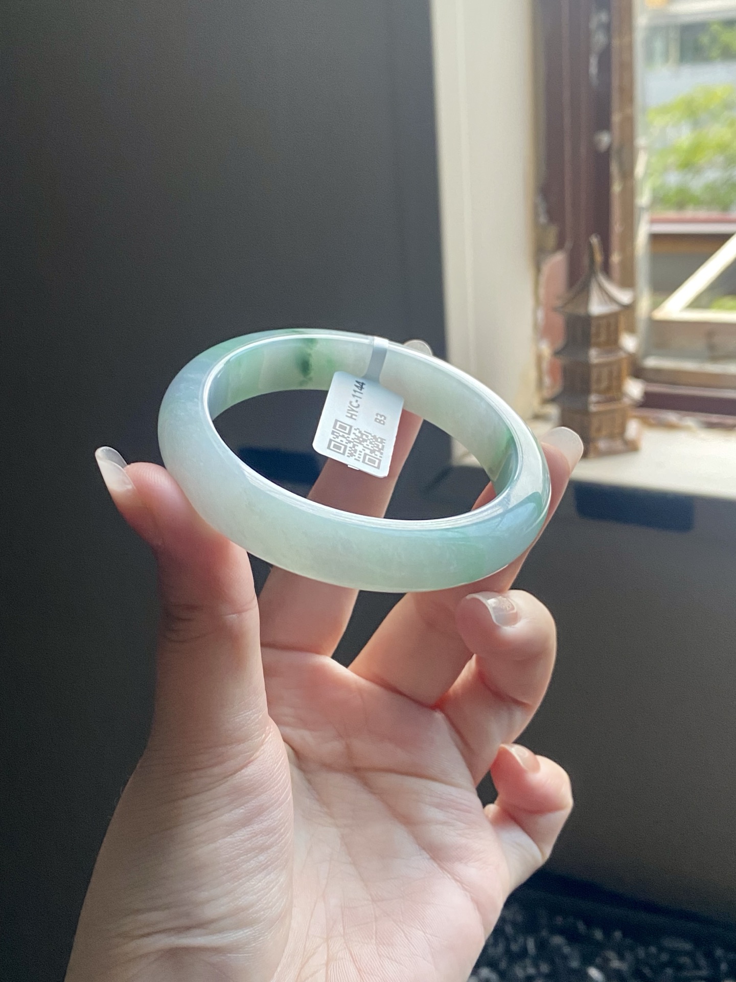 飘绿金丝绿正圈成品 HYC-1144 ⭕️56-12-8
