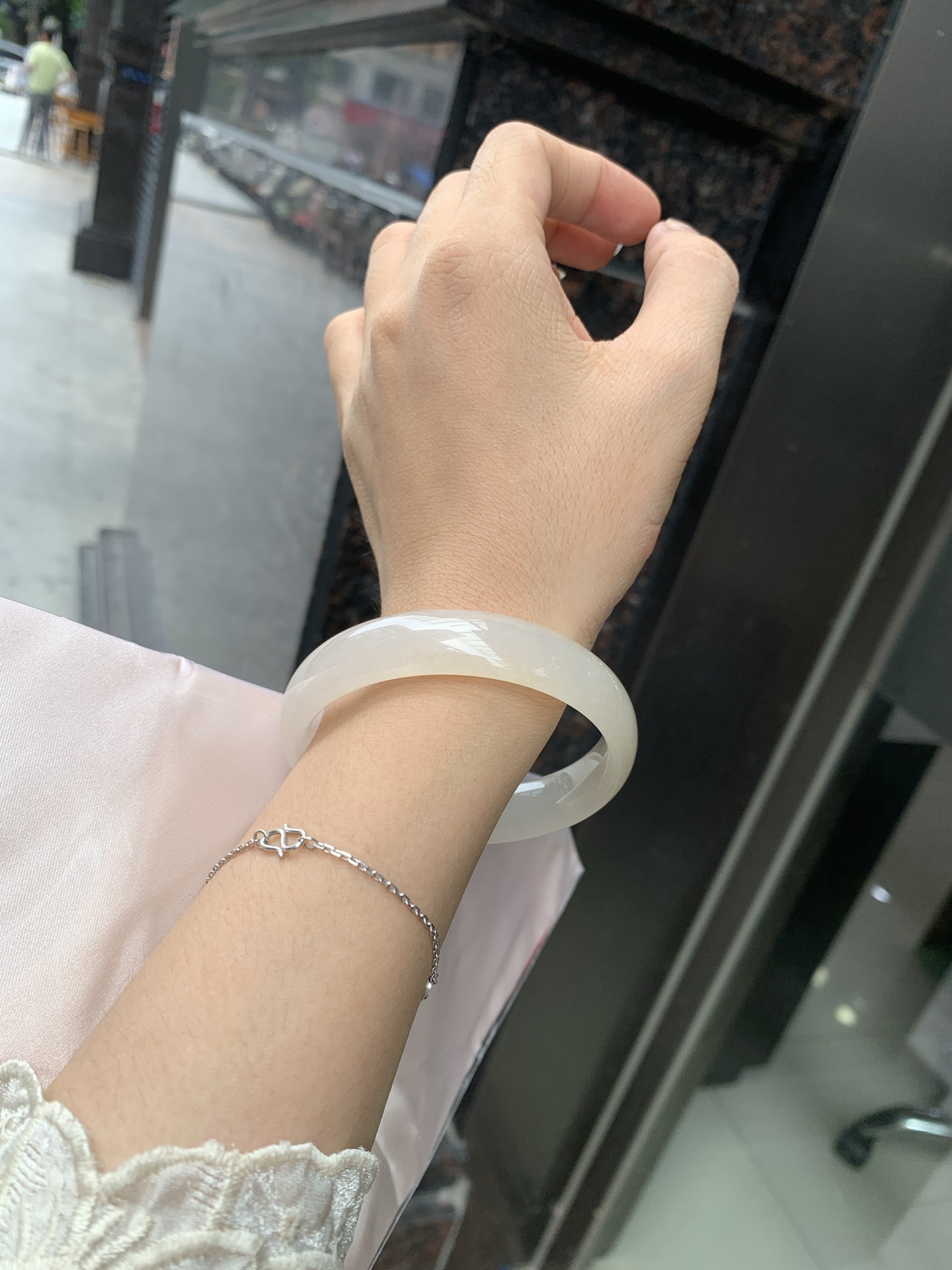 冰糖雪梨正圈, 0730-N1272, 打灯棉线，底妆水润，淡淡黄调晕染，冰糖雪梨的感觉，甜甜的清爽不腻