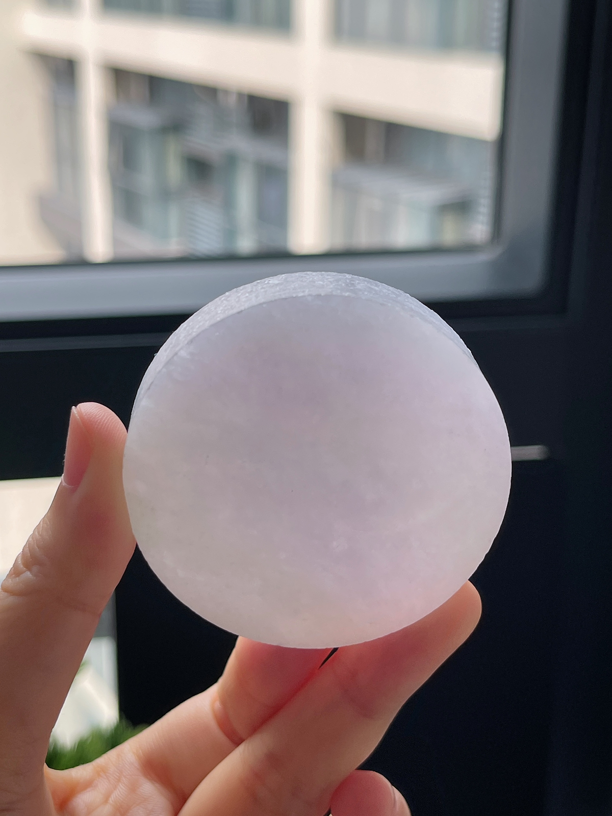 翡翠冰糯种紫罗兰镯心
