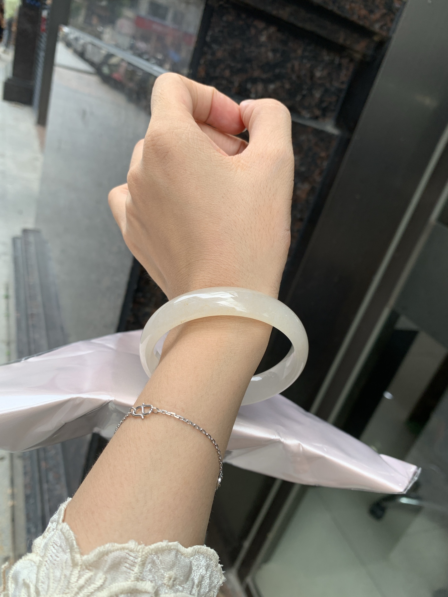 冰糖雪梨正圈, 0730-N1272, 打灯棉线，底妆水润，淡淡黄调晕染，冰糖雪梨的感觉，甜甜的清爽不腻