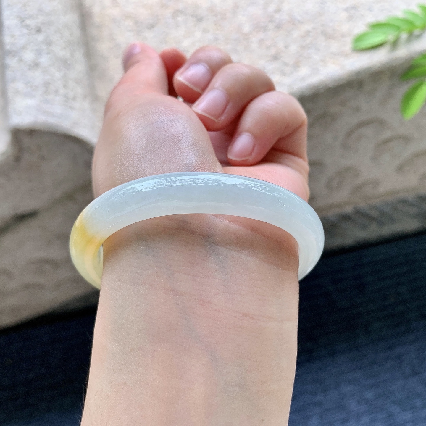 贵妃53 54，细糯飘黄翡，水润，种老，细腻，无裂