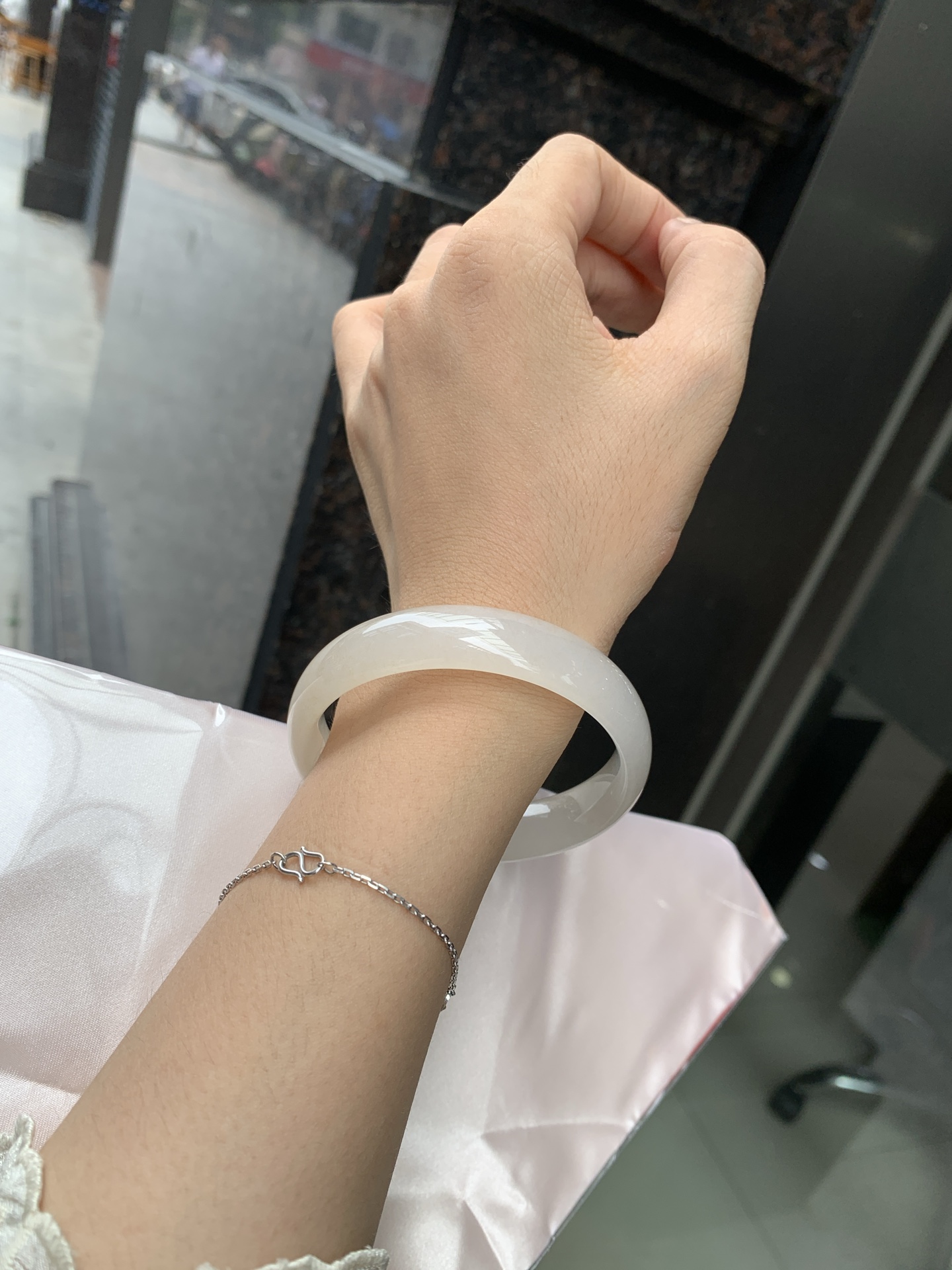 冰糖雪梨正圈, 0730-N1272, 打灯棉线，底妆水润，淡淡黄调晕染，冰糖雪梨的感觉，甜甜的清爽不腻