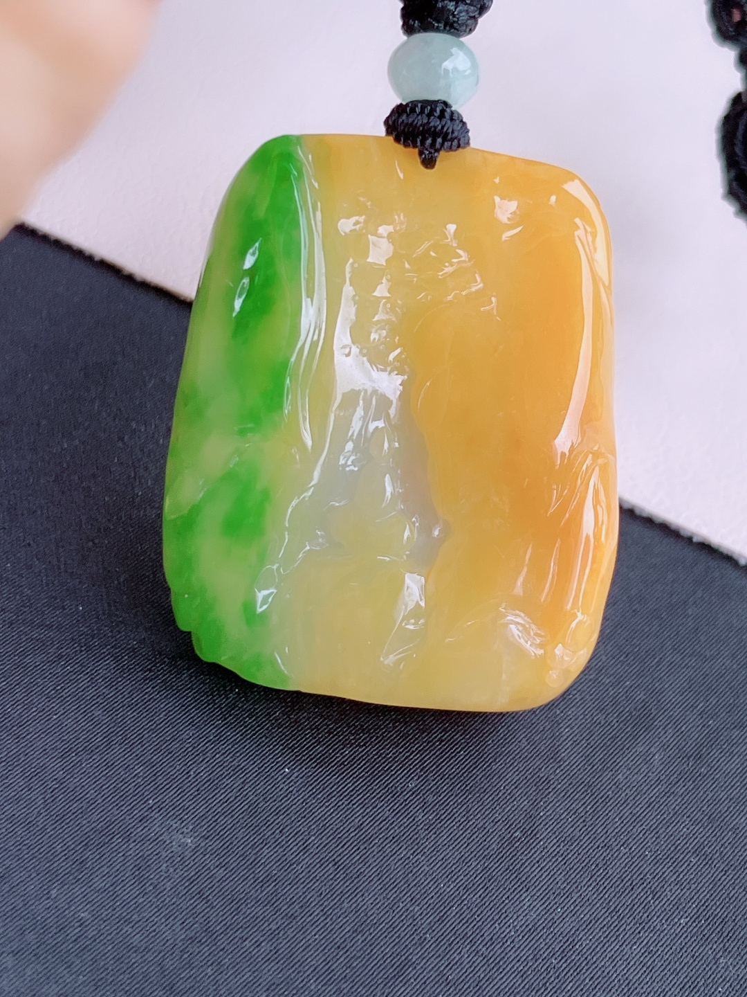 三彩悟道，意境美，尺寸40/31.8/12/自然光实拍