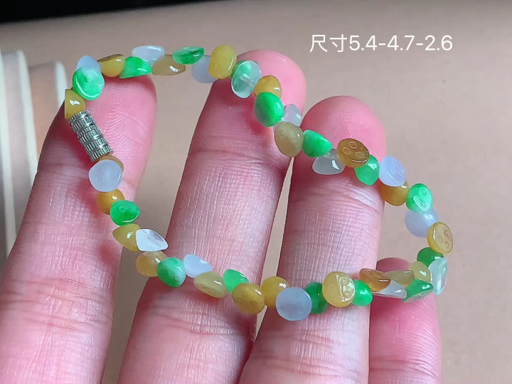 多彩手串，尺寸5.4-4.7-2.6