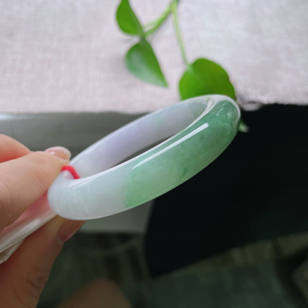 54.5/12.4/9.6油青正圈，水润细腻，皮纹，半山水有相逢，贵气，55204