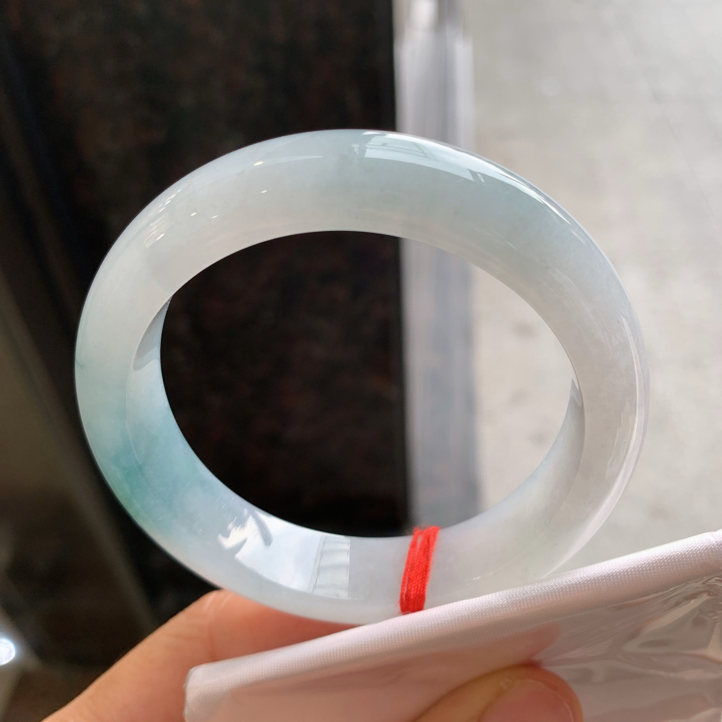正圈飘蓝花 微纹微扣 尺寸：55.2/13.2/8.6 版型好