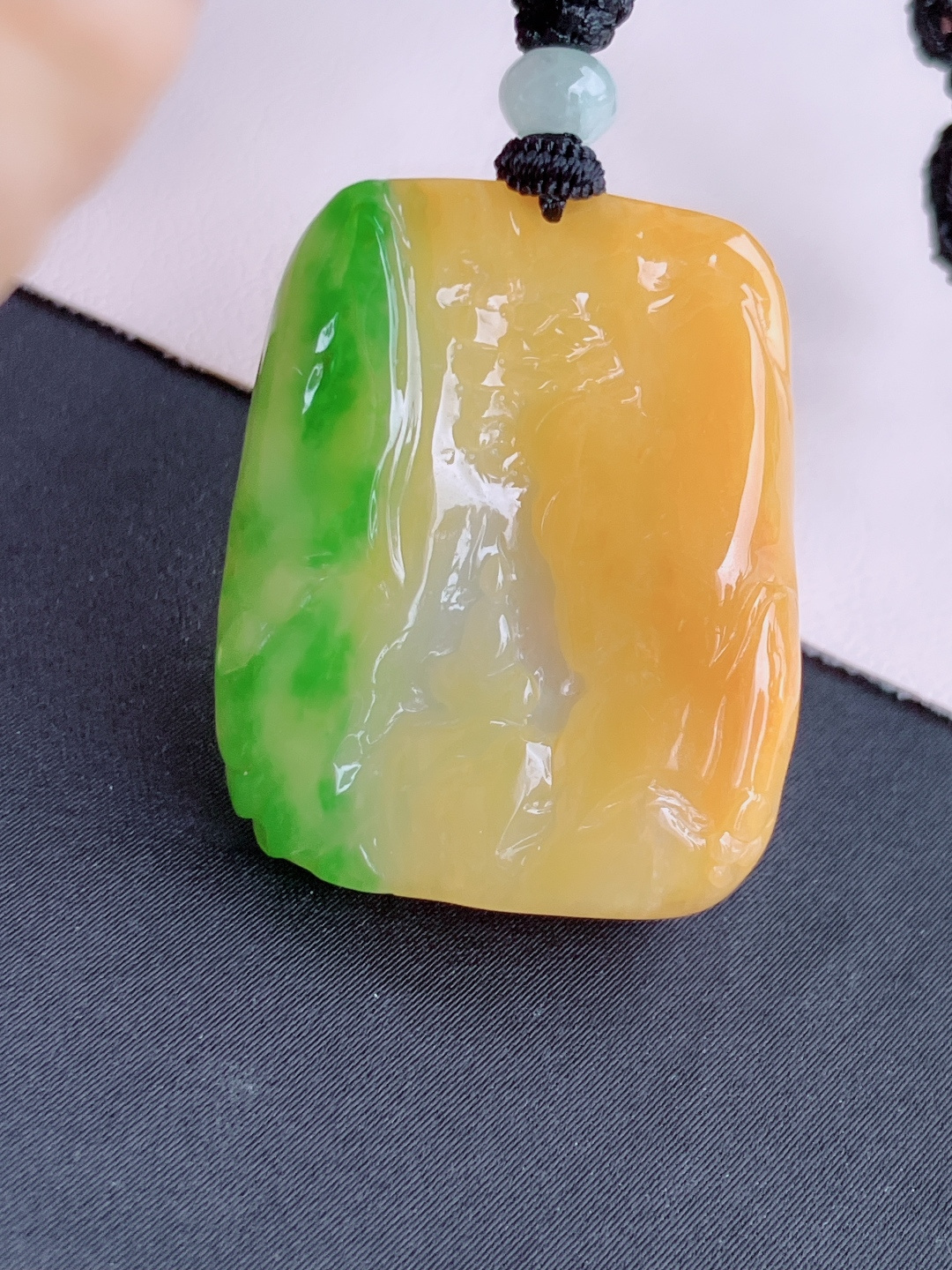 三彩悟道，意境美，尺寸40/31.8/12/自然光实拍