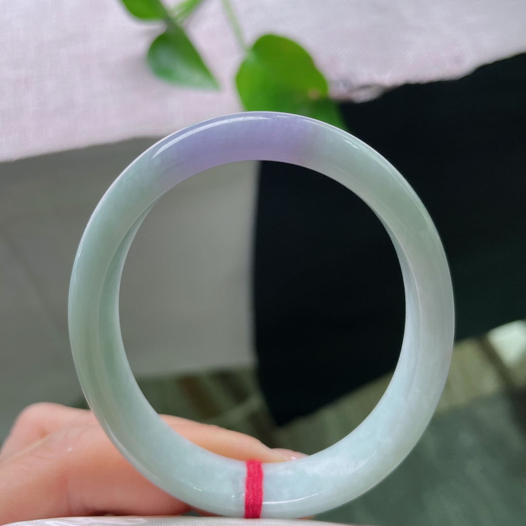 春彩贵妃，水头好，肉质细腻干净，双彩，皮纹，55244a