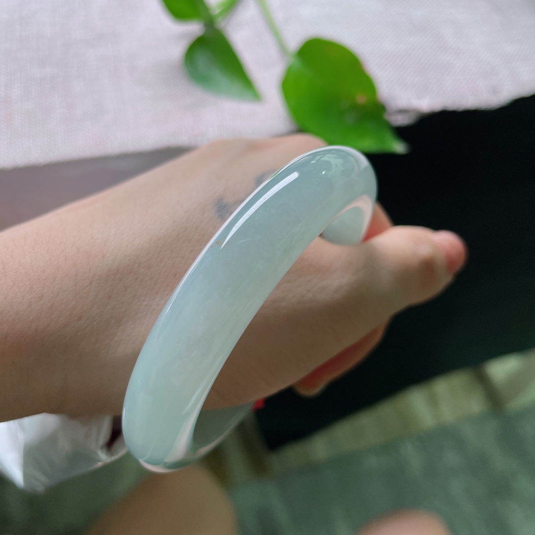 55.3/12.4/8.8，冰晴底正圈，干净清透，种老，出水芙蓉，闭月羞花，皮纹，56307a