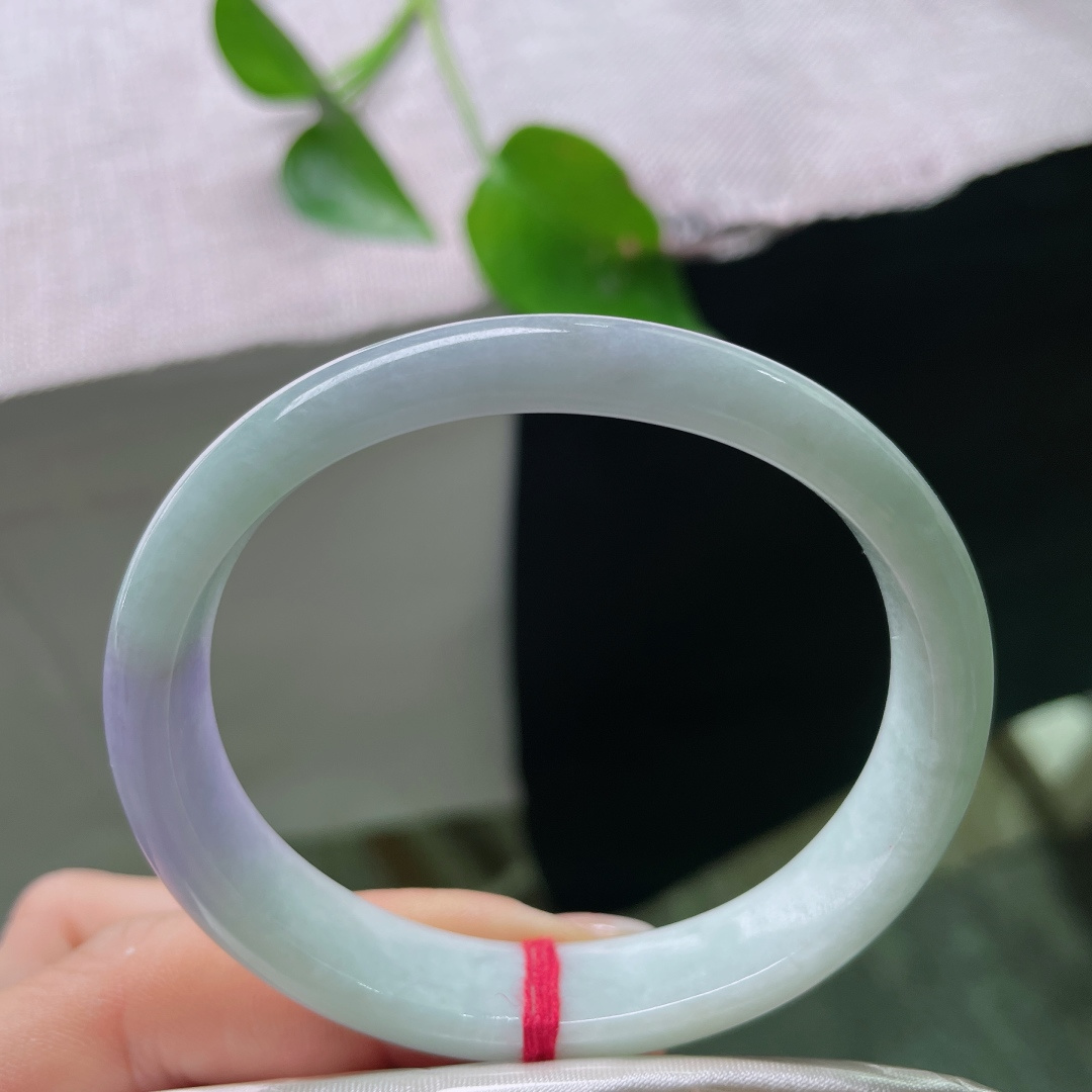 春彩贵妃，水头好，肉质细腻干净，双彩，皮纹，55244a