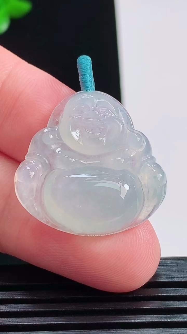 天然A货翡翠佛公吊坠，尺寸25-26-5.8 重量:5.51g
8月3日