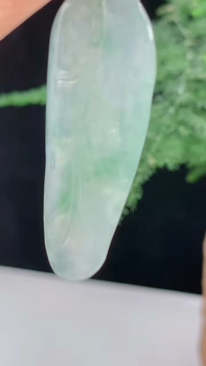 天然A货翡翠金枝玉叶 叶子吊坠，尺寸47.5-20.6-5 重量:9.00g
8月14日