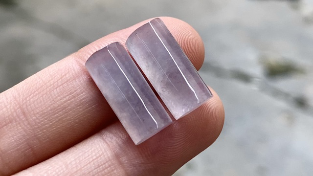 ️ 红春紫马鞍一对, 完整