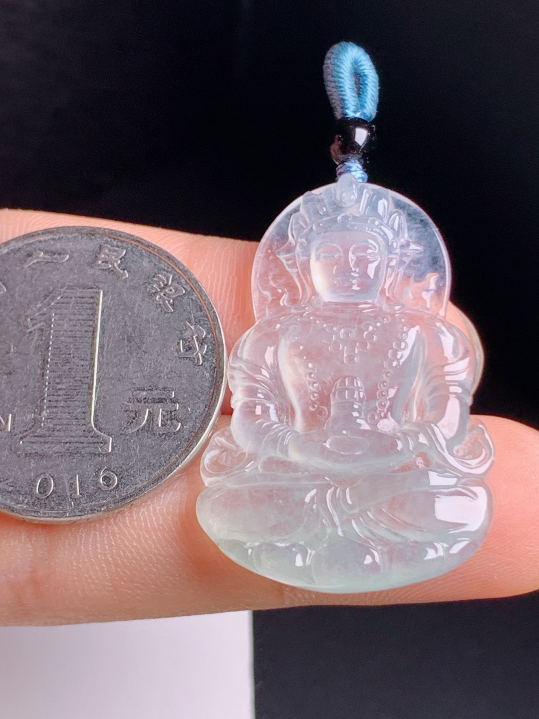 高冰度母观音，种质纯净雕工精细，开脸端庄慈悲温婉