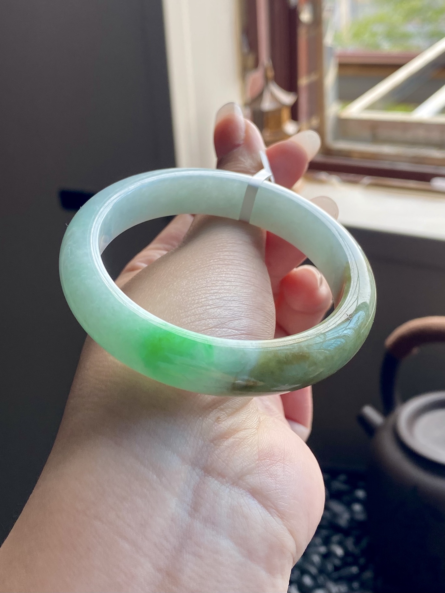 阳绿半山水正圈成品 HY-2328 ⭕️57.5-12.5-9