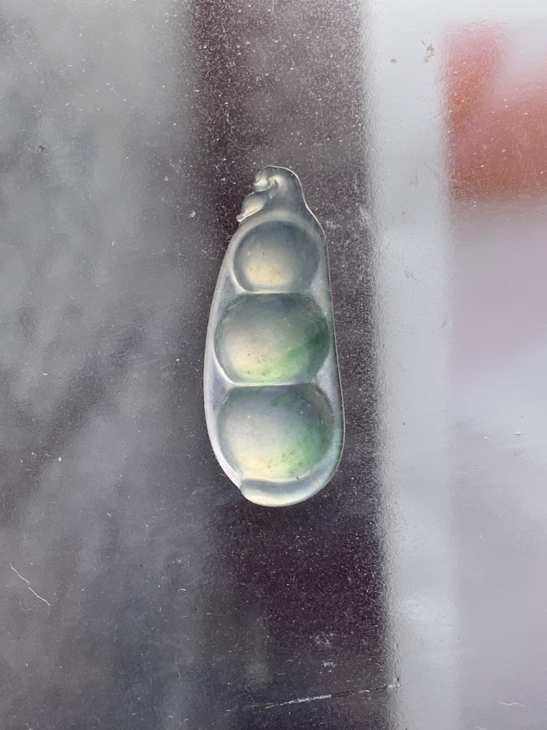 ️冰种飘花四季豆，水润种老 0801 尺寸25.2*10.2*4.4