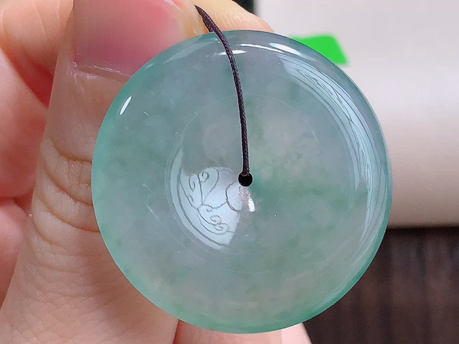 ️ 平安扣，尺寸32.0-6.0mm，包A附证书