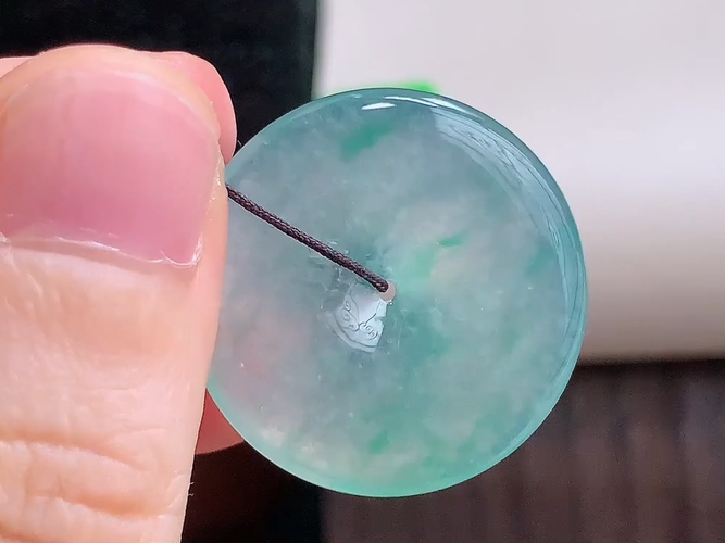 ️ 平安扣，无裂，尺寸25.4-4.5mm，包A附证书