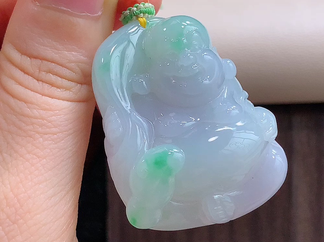 ️ 布袋佛，无裂，尺寸41.2-32.4-17.5mm，包A附证书