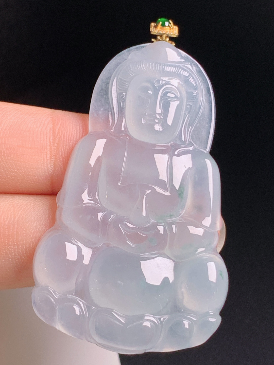 ️ 观音，冰洁莹润开脸端庄，慈悲祥和气场沉稳