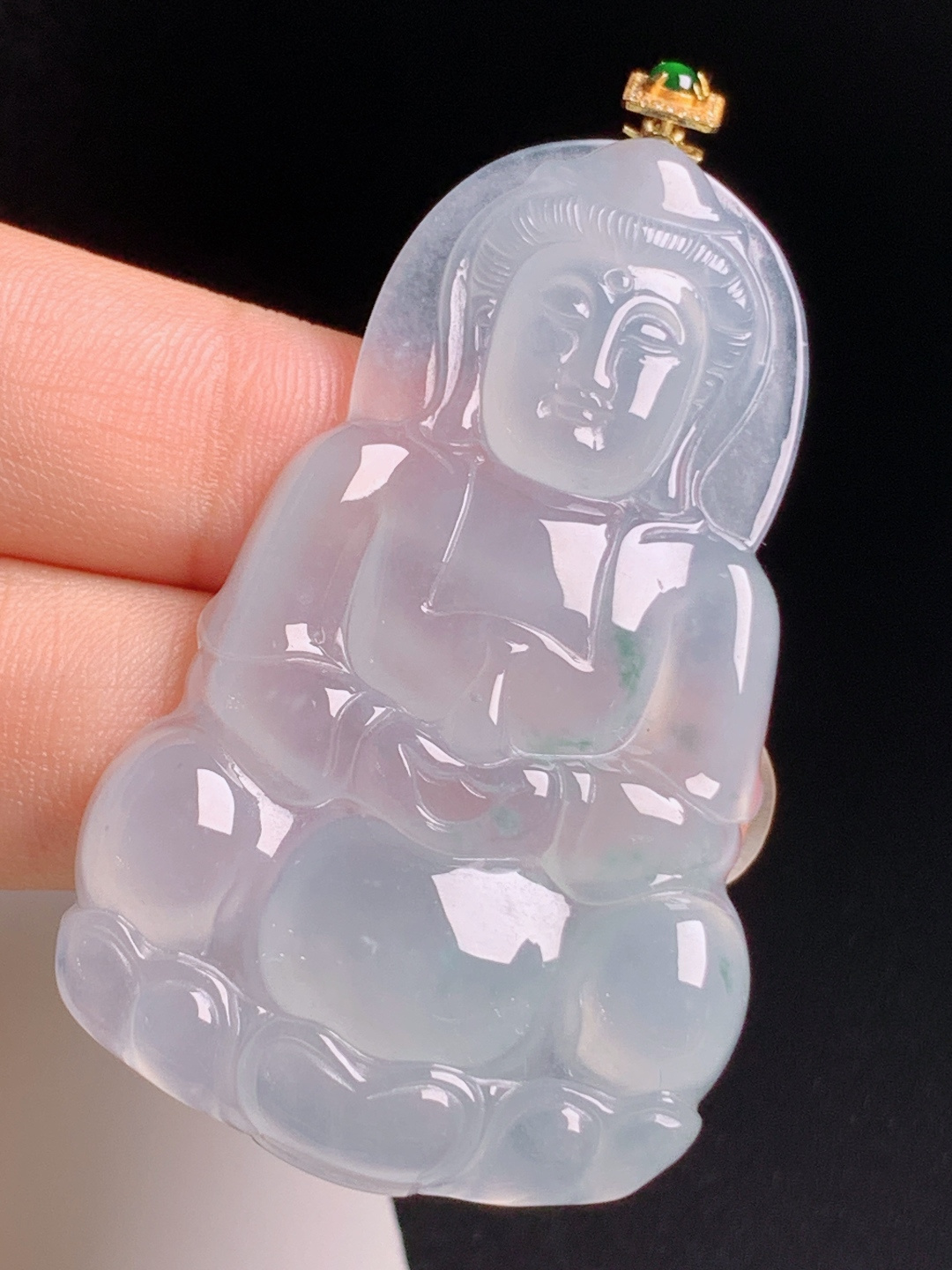 ️ 观音，冰洁莹润开脸端庄，慈悲祥和气场沉稳