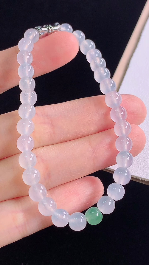 ️冰种手链，尺寸:6.1-6.1mm 30