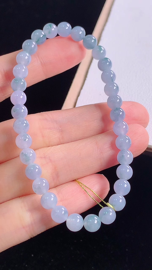 ️紫飘花手链，尺寸:5.8-5.8mm 30
