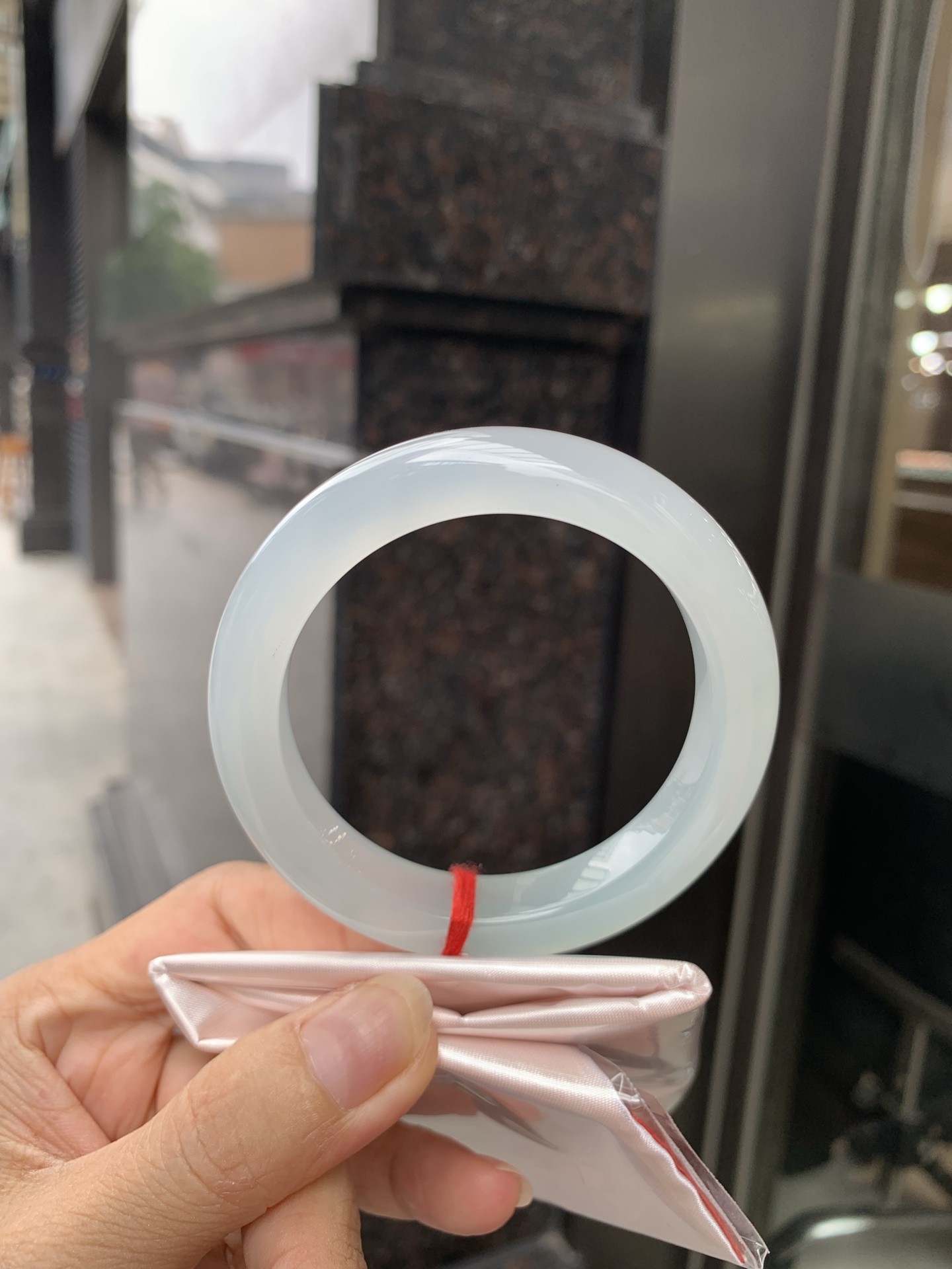 半山水正圈, 56.1-9.6-11.4, 0802-N1289-1, 打灯棉线，底妆冰润细腻，半山