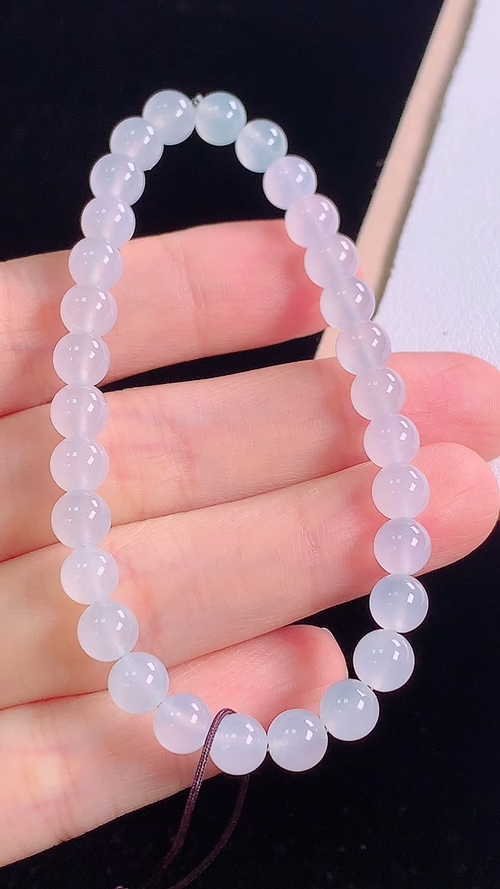 ️冰种手链，尺寸:5.9-5.9mm 30