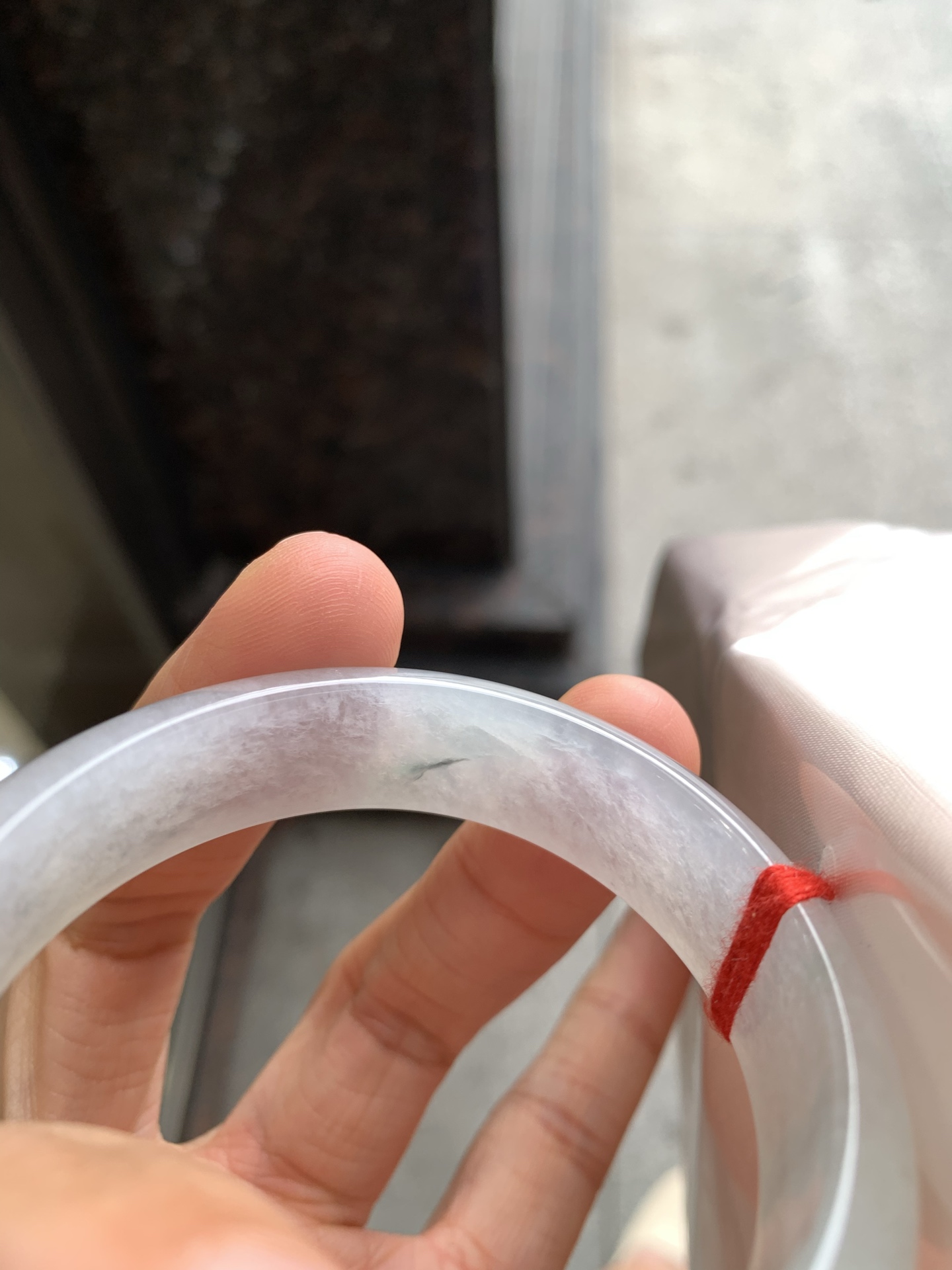 贵妃冰飘绿 微细纹 尺寸：56/50/13.8/7 冰润