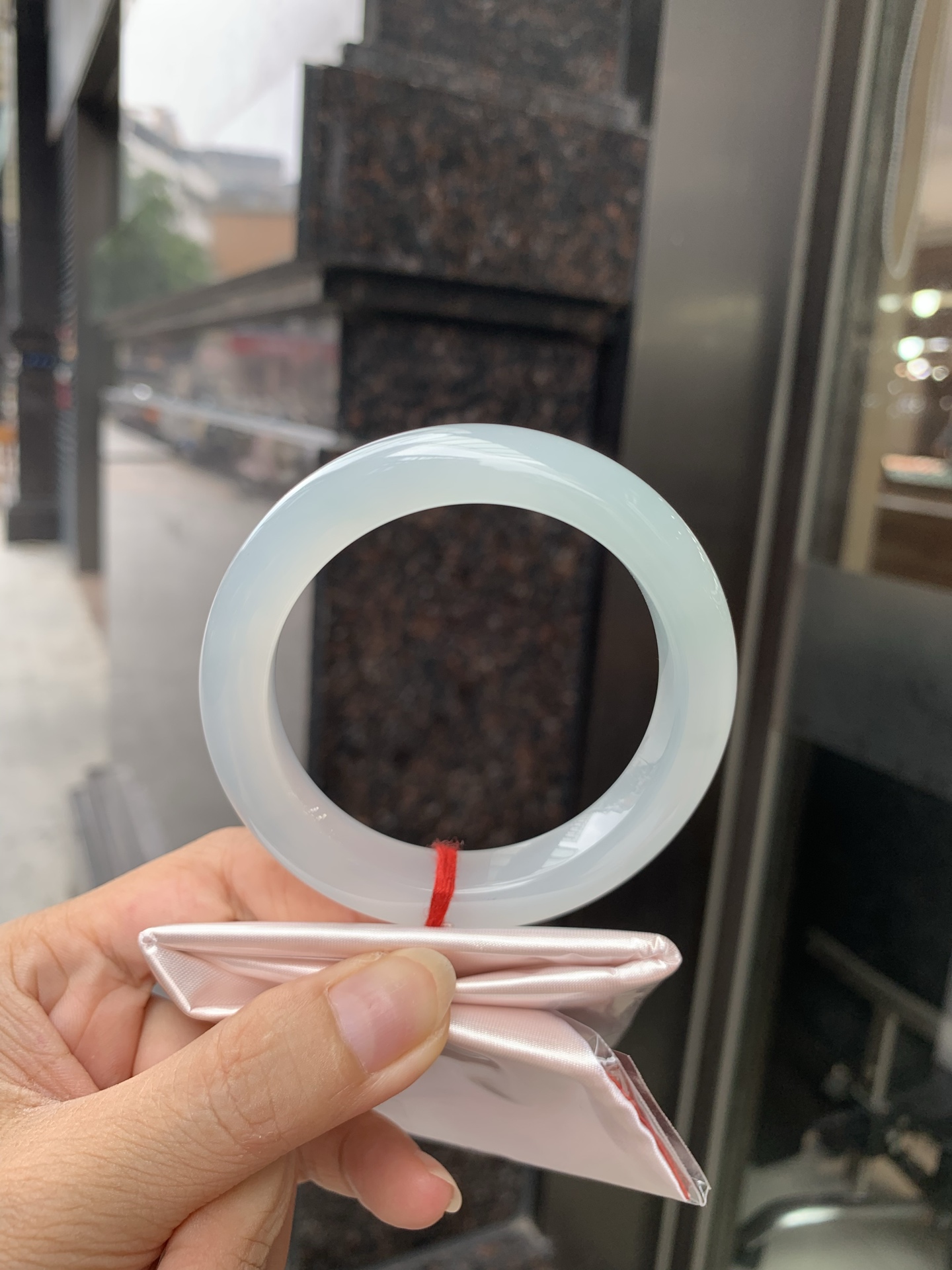 半山水正圈, 56.1-9.6-11.4, 0802-N1289-1, 打灯棉线，底妆冰润细腻，半山半水天然意境，上手不挑皮，自带清冷感，低调不张扬，越看越有味道