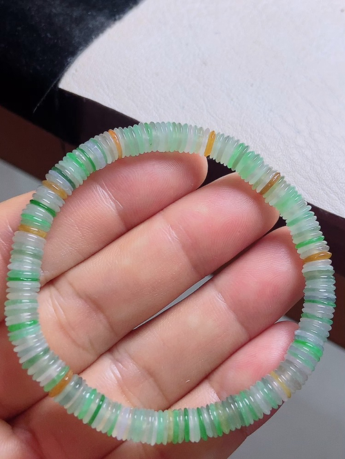 金钱手链 冰种 6mm