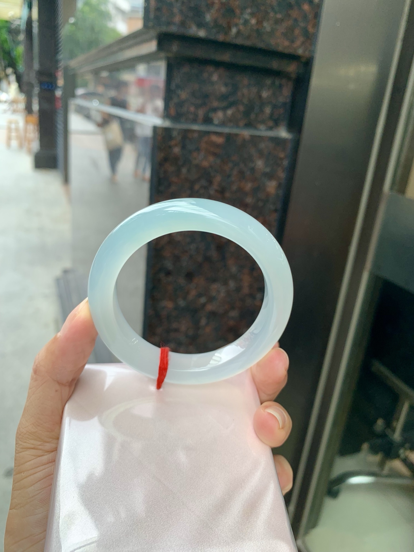 半山水正圈, 56.1-9.6-11.4, 0802-N1289-1, 打灯棉线，底妆冰润细腻，半山半水天然意境，上手不挑皮，自带清冷感，低调不张扬，越看越有味道
