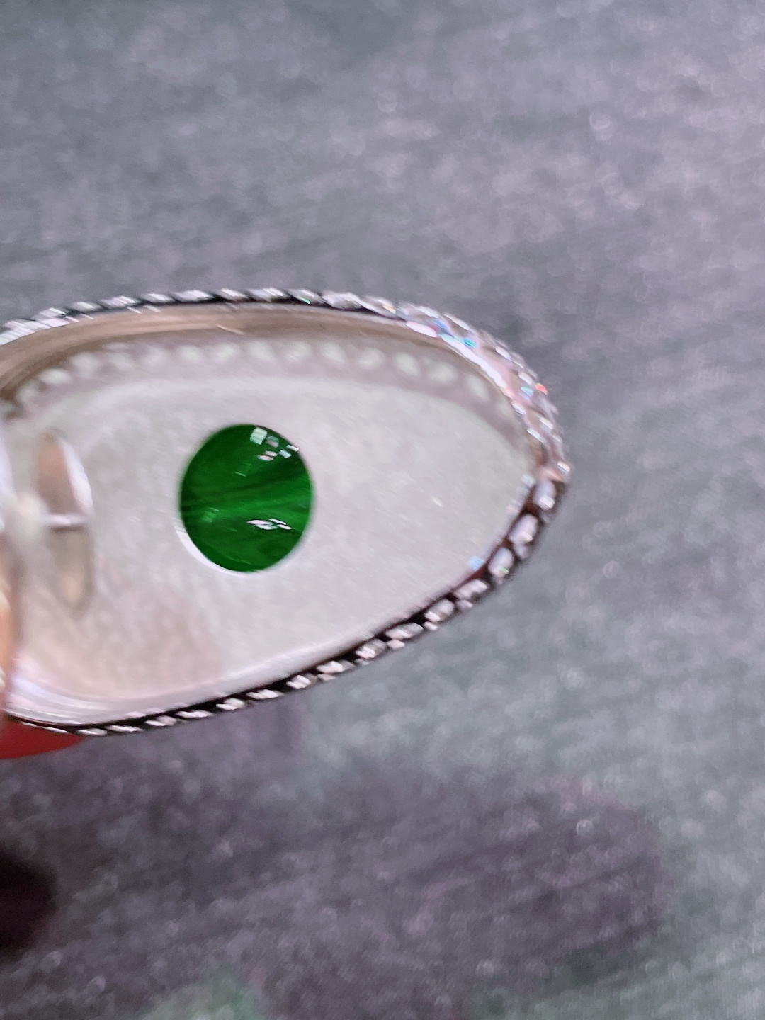 ️高冰绿树叶吊坠，晶莹剔透，新颖时尚，品相，38-22.5-3