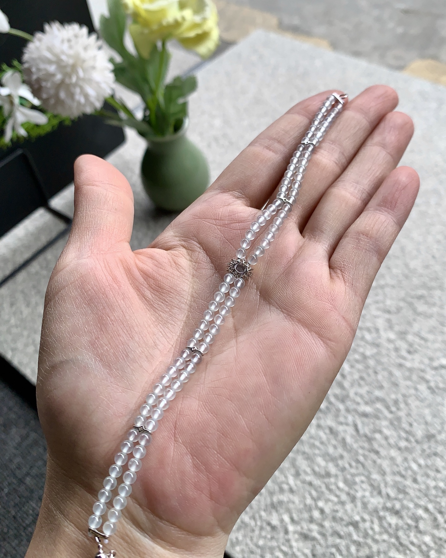 ️ 冰种珠串，尺寸：2.8，共94颗