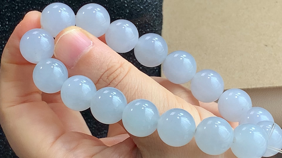 ️ 冰淡紫手链，尺寸取一12.5mm，包A附证书