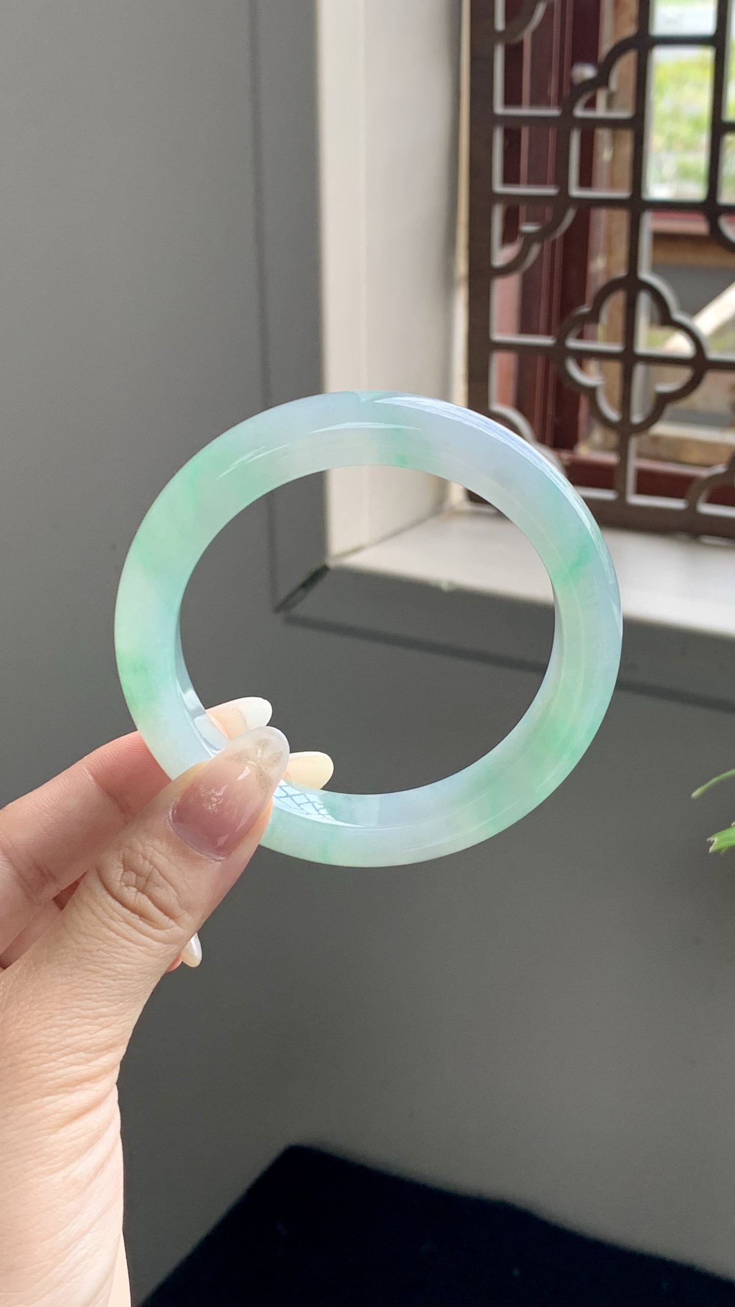 晴底飘绿正圈成品 HYY-9185 ⭕️59-12-9.5