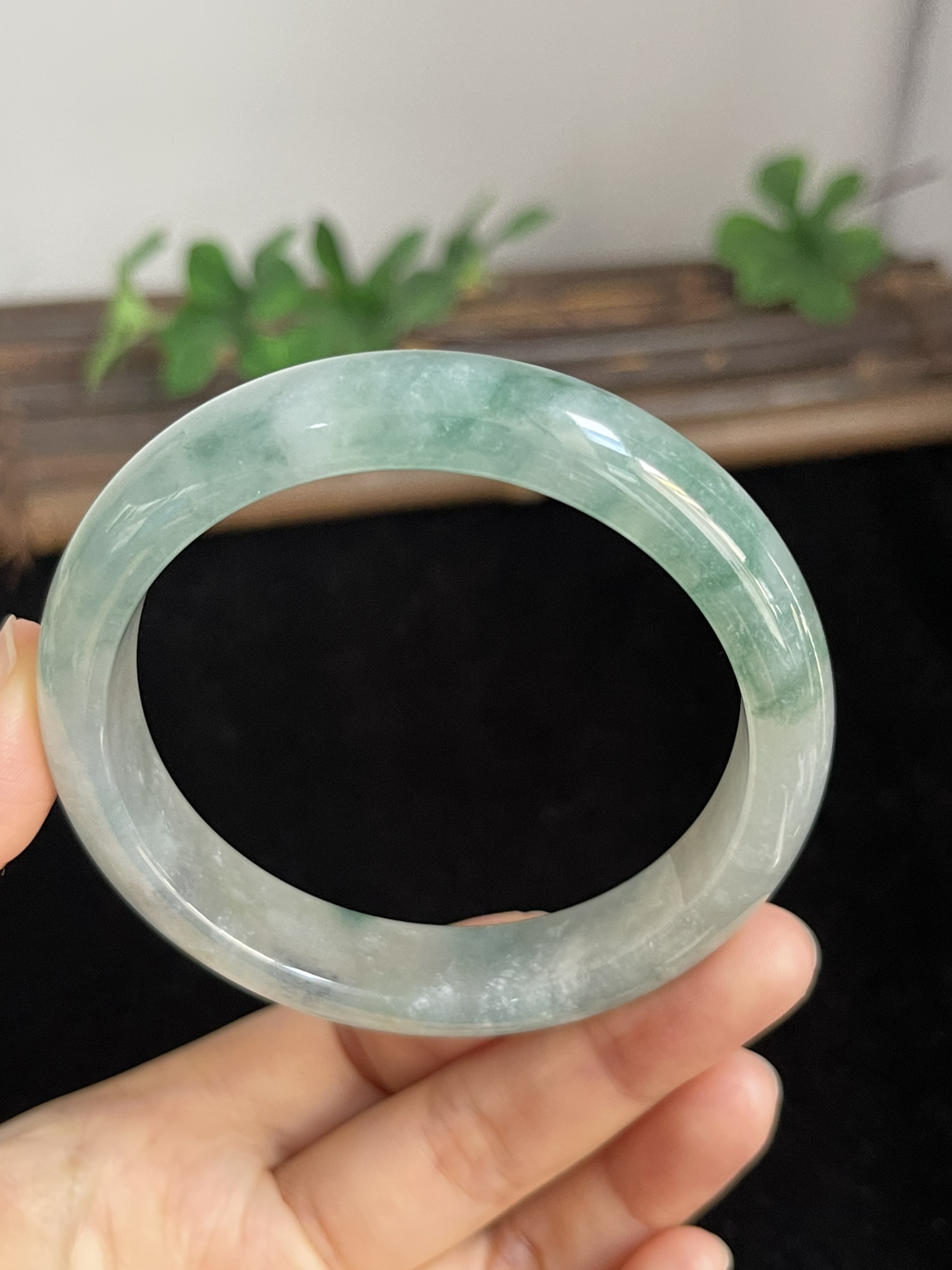正圈58.5圈口，翡翠手镯