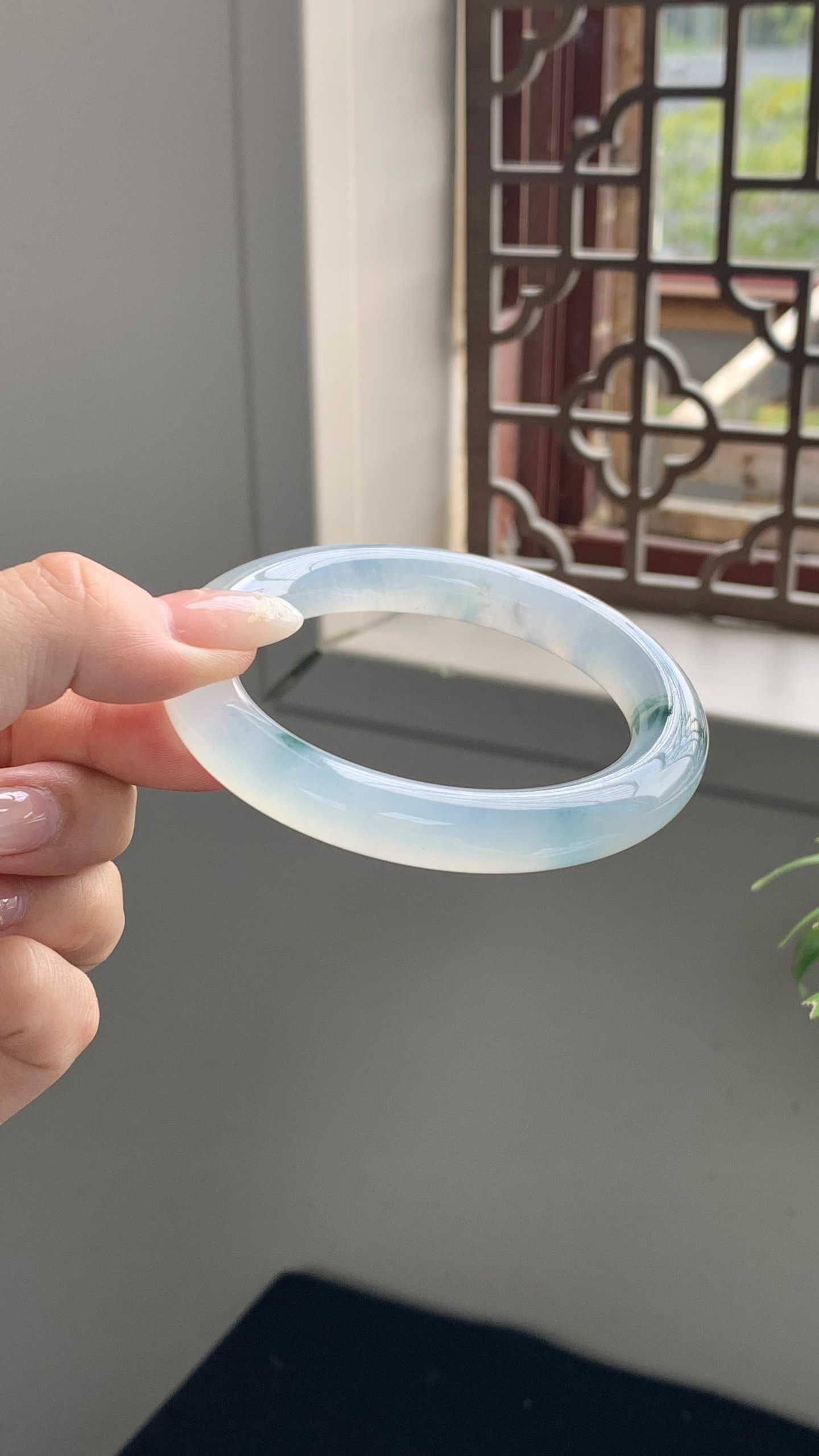 冰种飘花圆条成品 QPA32-4 ⭕️56-10-10