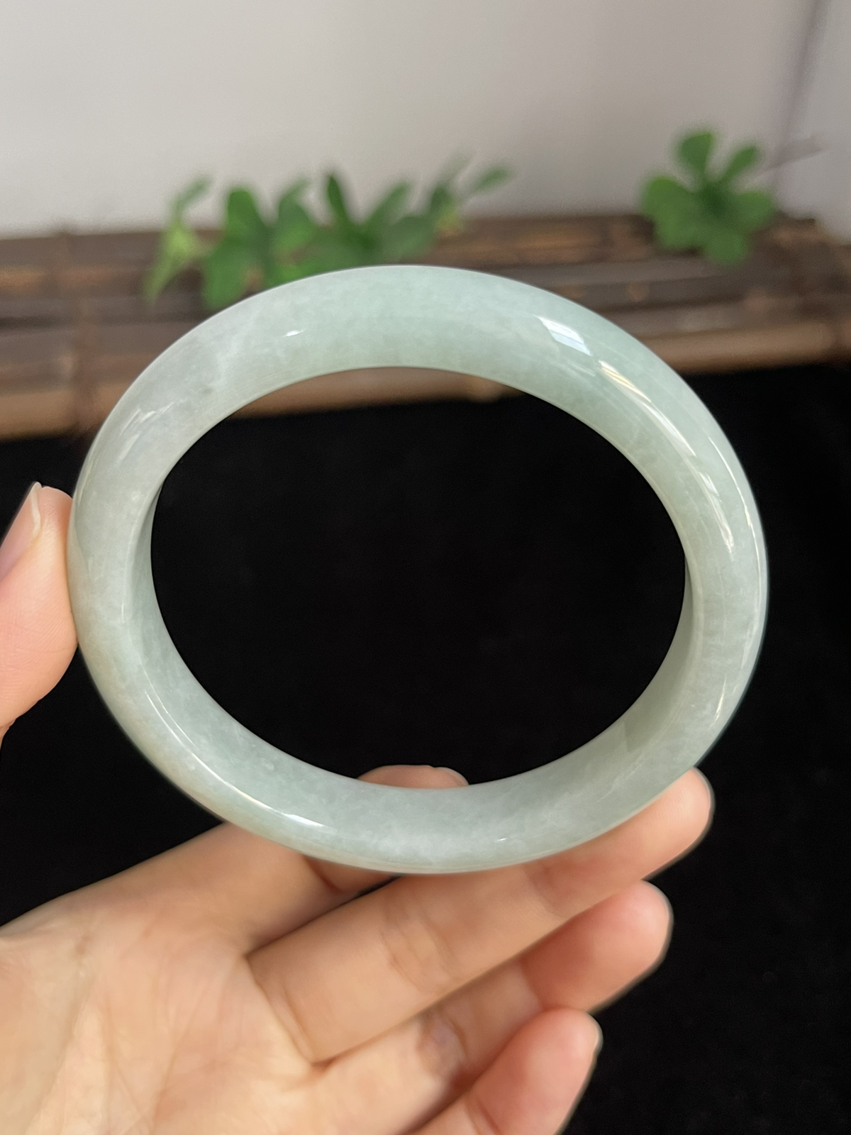 正圈59.5圈口，翡翠手镯