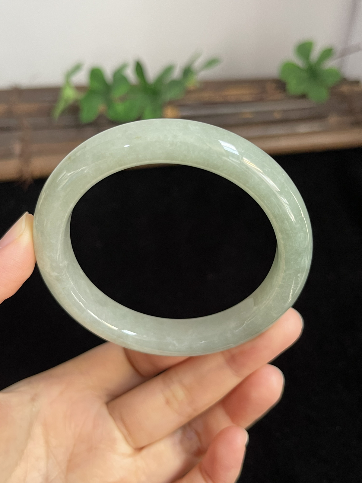 正圈54.6圈口，翡翠手镯