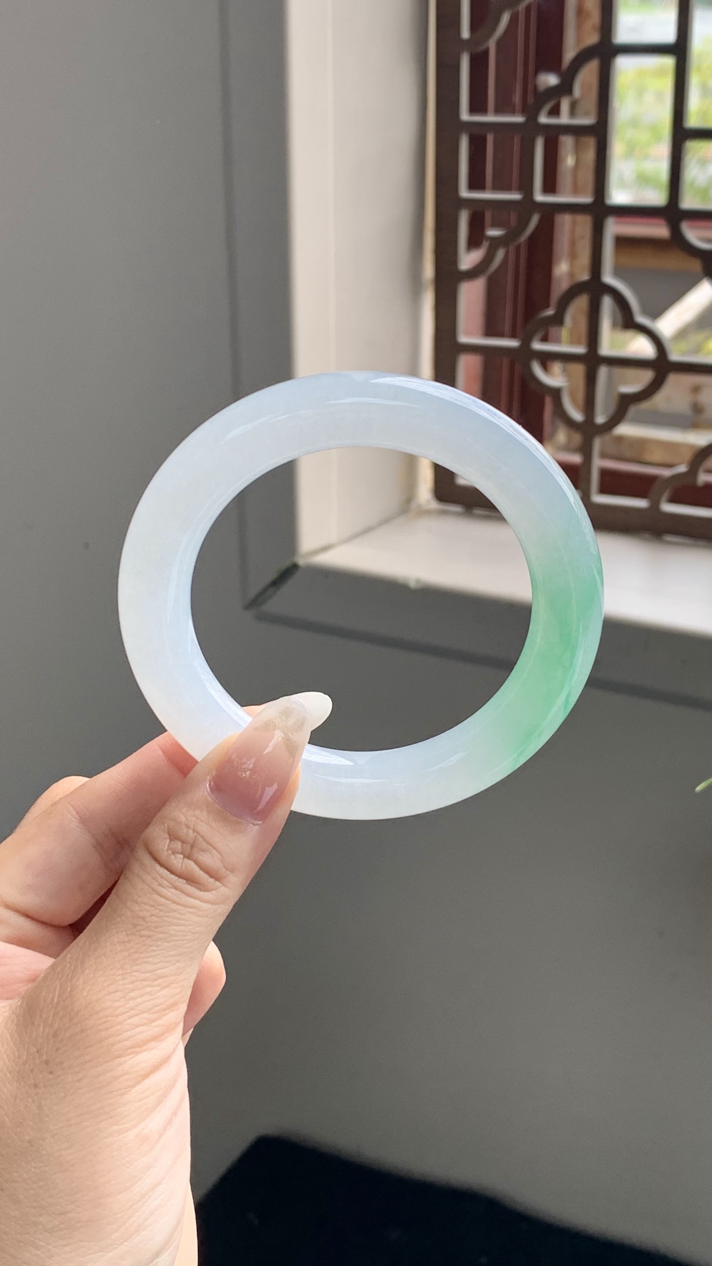 白底青圆条成品 A0709-2 ⭕️56-11.5-11.5