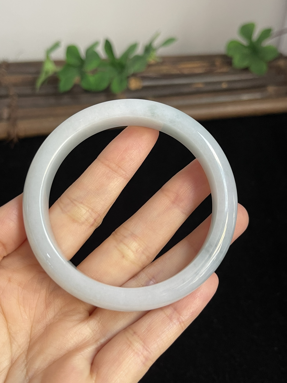 正圈55圈口，翡翠手镯