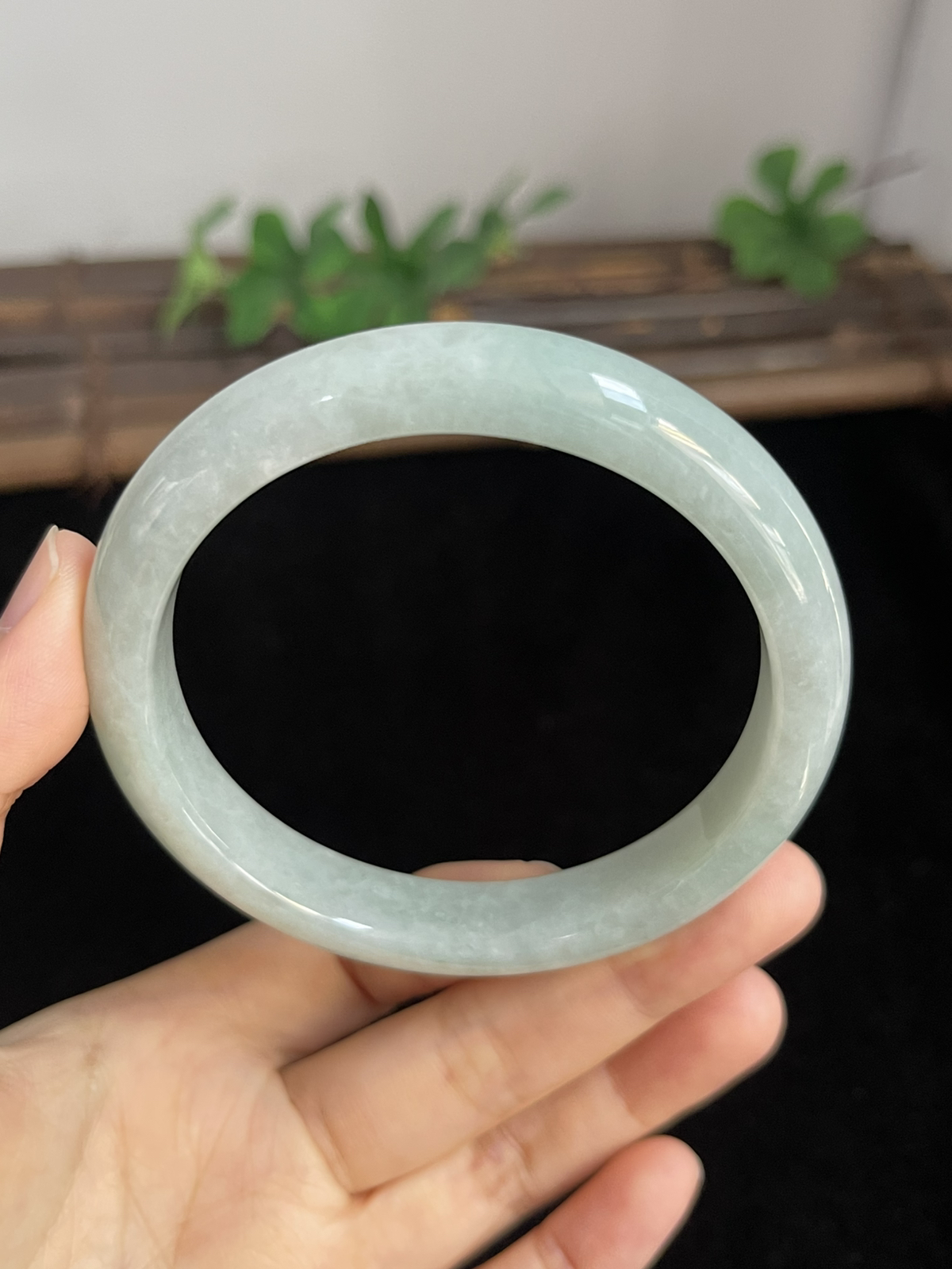 正圈59.5圈口，翡翠手镯